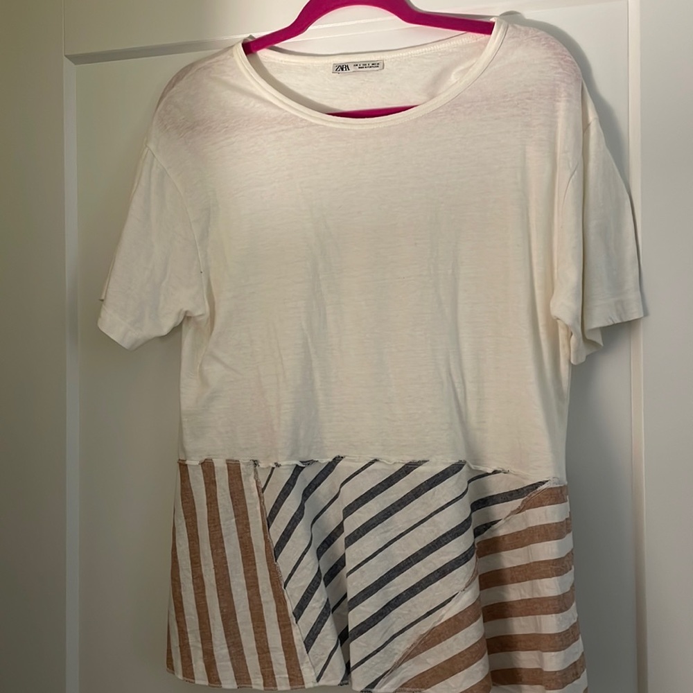 Zara patchwork tee